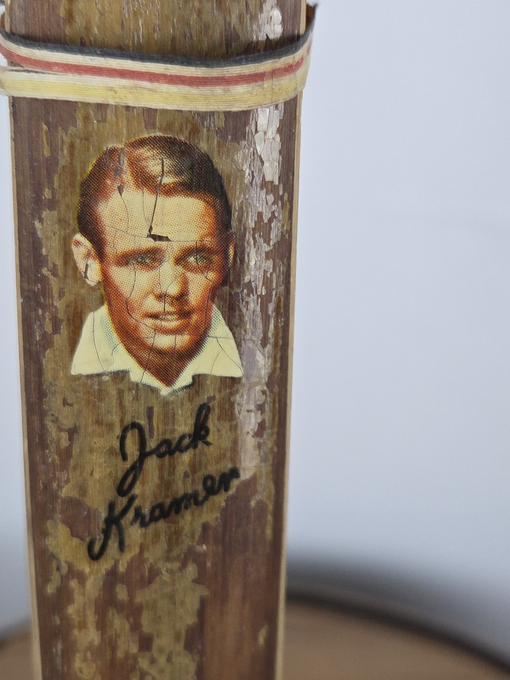 Jack Kramer Vintage Wooden Tennis Racket in Brown and Natural Wood - Picture 2 of 14